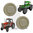 Tractorium Parts 1138 Walker Rear Rims (2 Pieces) for Britains Tractors 1/32