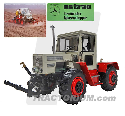 weise-toys 1051 Mercedes Benz MB Trac 800 with Fronthitch 1/32