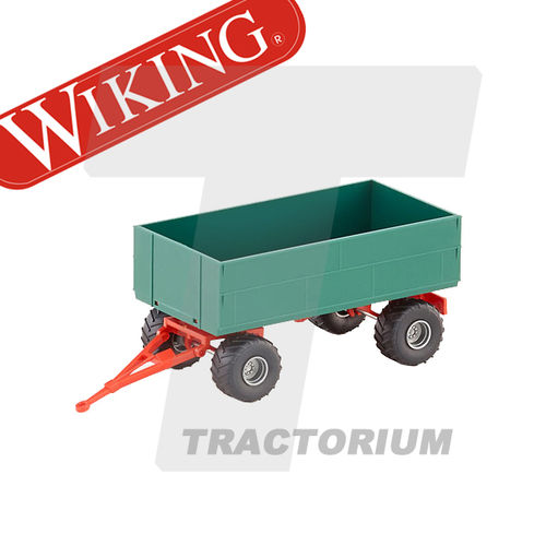 Wiking 038839 Two Axeled Trailer lowsided 1/87