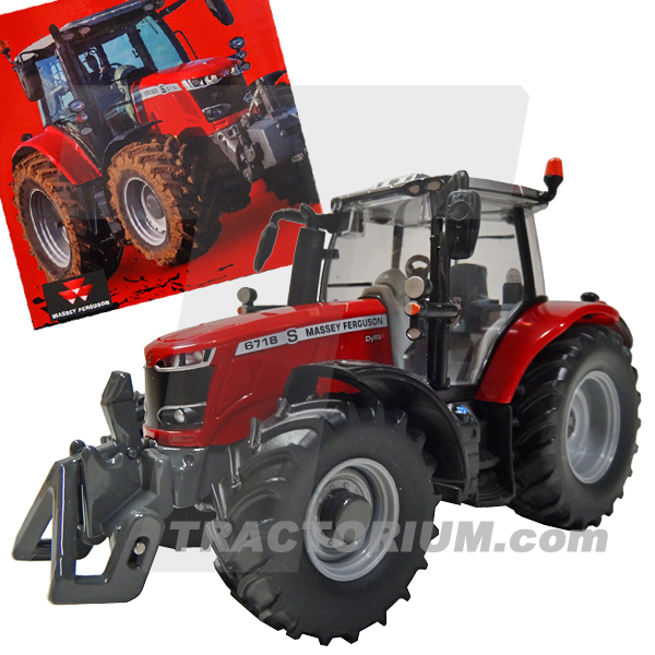 Massey Ferguson 6718 Tractor 2016 Red Silver BRITAINS 1:32 LC43235 Modellbau