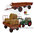 MarGe Models 7602 Miedema 4 wheeled Trailer brown/red 1/32