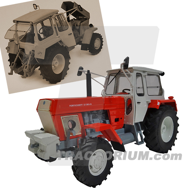 Schuco 450775100 Fortschritt ZT 303-D 4WD red 1/32 - Farmtoys 