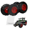 Tractorium Parts 1188 Wiking Wheel Set (4 Pieces) Fendt 828 Vario 1/32