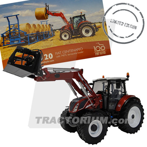 Universal Hobbies 6235 New Holland T5.120 Centenario with Frontloader Lim. Agritechnica Edition 1/32