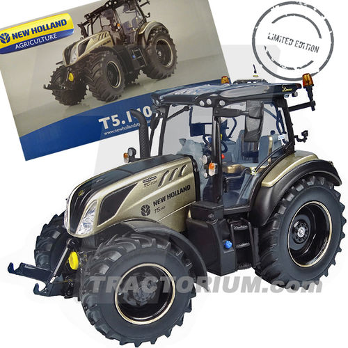 Universal Hobbies 6255 New Holland T5.140 Limited 50th Anniversary Gold Edition 1/32
