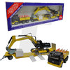 Siku 4111 Mercedes Benz Lorry with Low Loader and  Excavator M500H 1/55