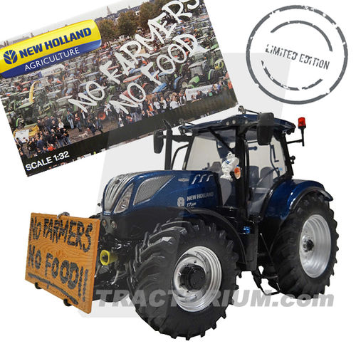 Universal Hobbies 6352 New Holland T 7.225 Limited Edition "No Farmers No Food"1/32
