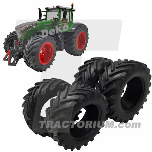 Tractorium Parts 1202 Siku Tyre Set (4 Pieces) Fendt 1050 Vario 1/32