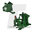 Tractorium Parts 1208 Ertl/Britains John Deere 8000 R/RT Heckhydraulik für Umbau 1/32