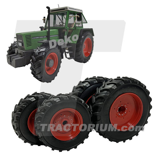 Tractorium Parts 1215 weise-toys Radsatz (4 Stück) Fendt 612 Favorit 1/32