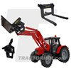 Tractorium Customs 1243 Massey Ferguson 5455 w. Mailleux MX 40-70 Frontloader and Stoll Bucket 1/32