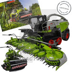 MarGe Models 02574700 Claas Jaguar 990 Terra Trac with Orbis + Transport Protection Limited Ed. 1/32