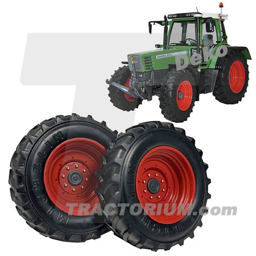 Tractorium Parts 1219 weise-toys Radsatz (2 Stück) Fendt 514|509 Favorit hinten 1/32