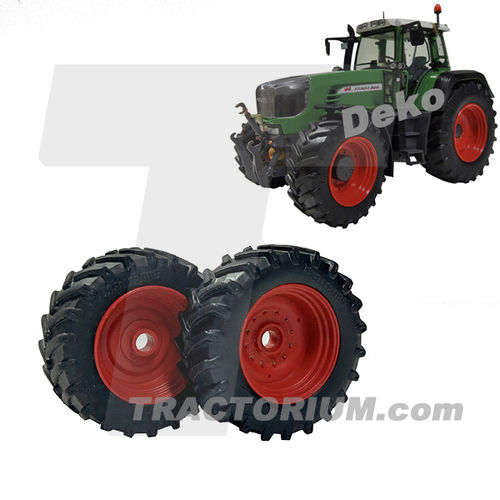 Tractorium Parts 1220 weise-toys Wheel Set (2 Pieces) Fendt 924|926 Vario Front 1/32