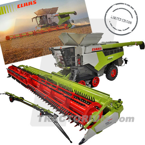 Marge Models 02577620 Claas Lexion 8900 Terra Trac + Convio 1380 New MY 23 Limited Edition 1/32