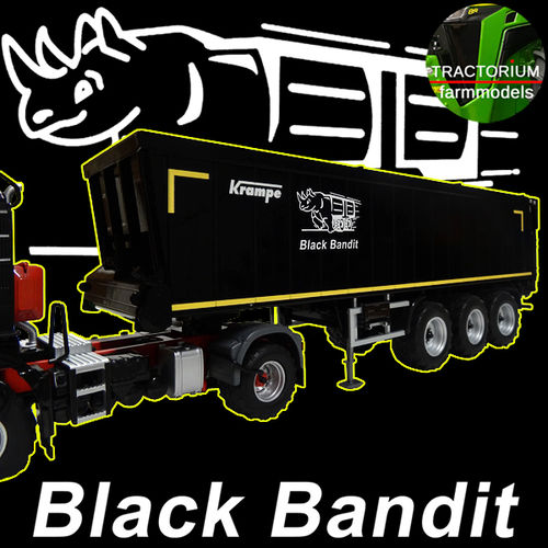 Tractorium Aufkleber 1060 Krampe Black Bandit 1/32