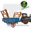 Tractorium Customs 1272 1-Axle Hey Trailer with Steel Wheels 1/32