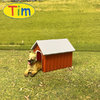 Tim Toys 80033 Hund mit Hundehütte 1/32