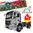 Wiking Set 76528 MAN TGS 18.510 4x4 + Krampe Bandit Rollenbandwagen-Auflieger SB II 30/1070 1/32