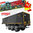 Wiking Set 76528 MAN TGS 18.510 4x4 + Krampe Bandit Rollenbandwagen-Auflieger SB II 30/1070 1/32